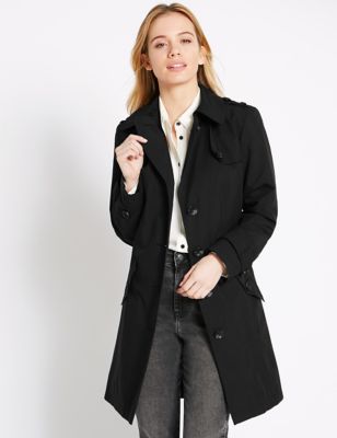 PETITE Belted Trench with Stormwear&trade;